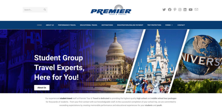 Premier Tour and Travel Website